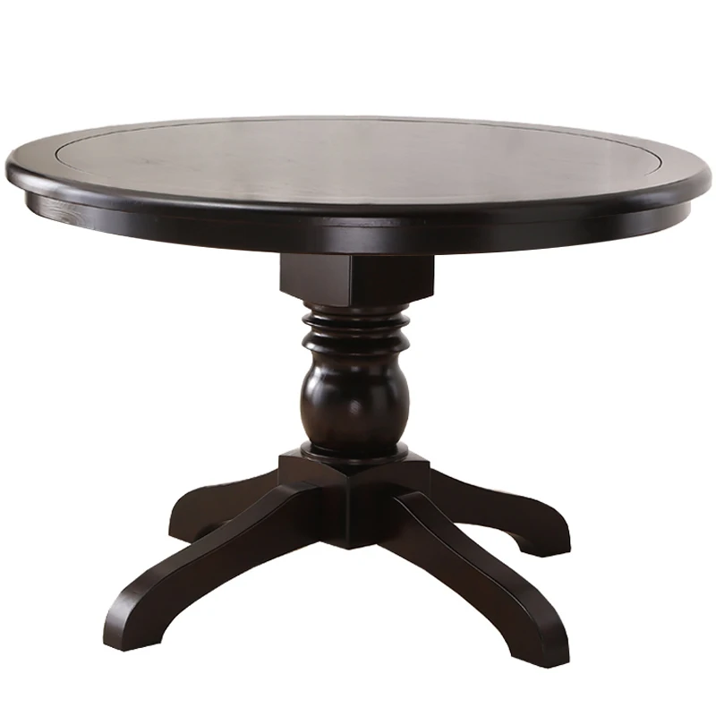 Masasi Sala De Jantar Marmol Tafel Meja Makan Kitchen Room Dinning Set Retro Wood Round Tablo Bureau Mesa Comedor Dining Table