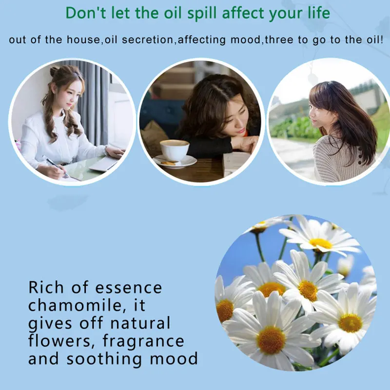 100pcs Chamomile Oil Absorbent Paper Efficient Adsorption of Excess Oil Natural Wood Pulp Fragrant Contains a 1 100pcs Chamomile Oil Absorbent Paper Efficient Adsorption of Excess Oil Natural Wood Pulp Fragrant Contains a 4