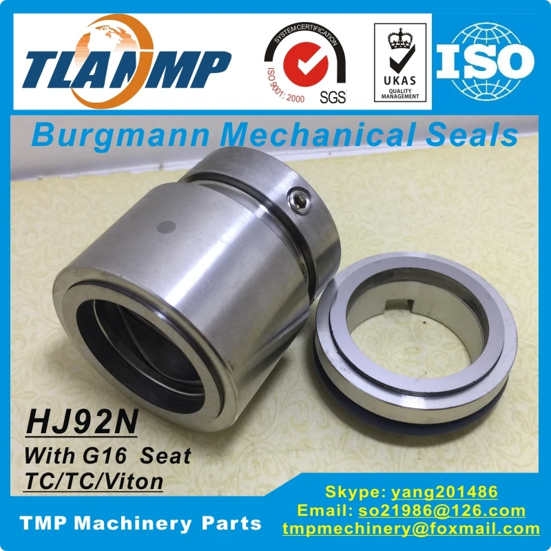 HJ92N-75 HJ92N/75 механические уплотнения burgmann(TC/Vit) | HJ92N серии уплотнения для насосов Размер вала: 75 мм