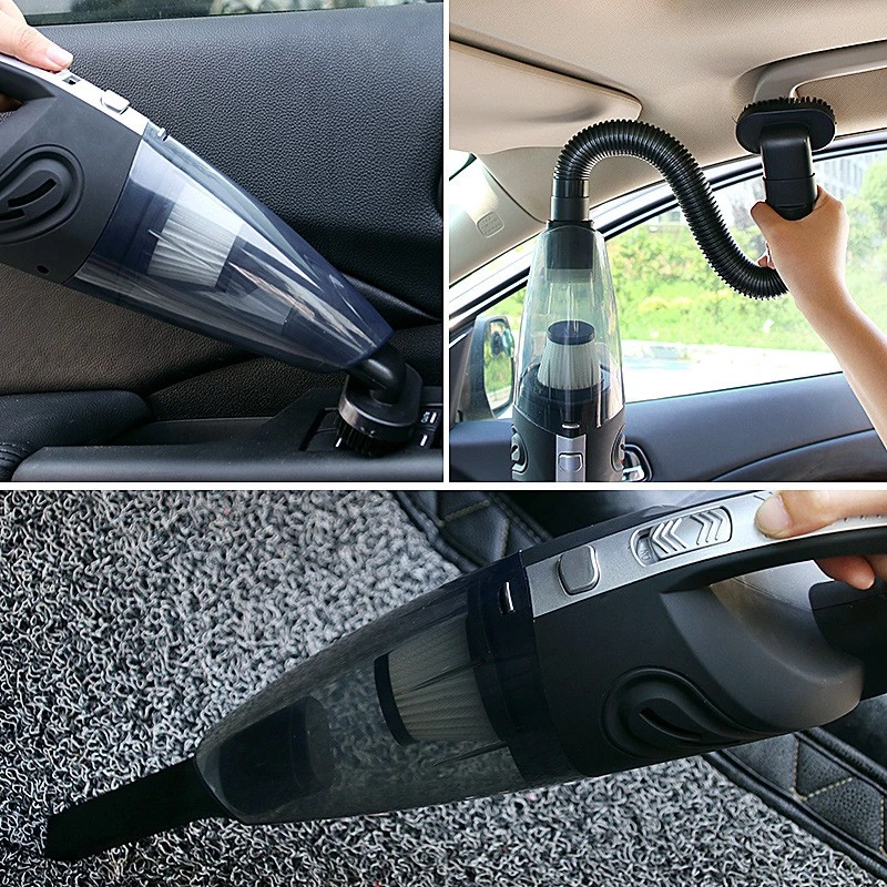 

4800pa Strong Power Car Vacuum Cleaner DC 12V 120W Car Household Dry/wet Vacuum Cleaner Cyclonic Portable Vacuums Cleaner Dust