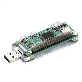 

LEORY 1pc USB Dongle With Acrylic Shield Circuit for Raspberry Pi for Zero