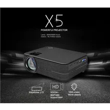 Мини-проектор 7000 люмен 1080P FHD Wifi bluetooth домашний кинотеатр Android 6,0X5 аудио динамик домашний кинотеатр