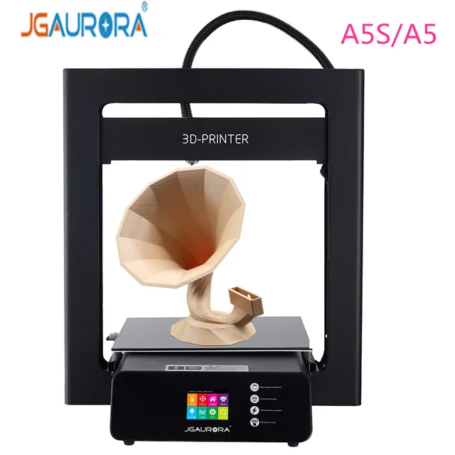 Best Price Original JGAURORA A5S/A5 3D Printer kit Updated Machine Extreme High Accuracy Printer Machine Large Build Size 305*305*320mm