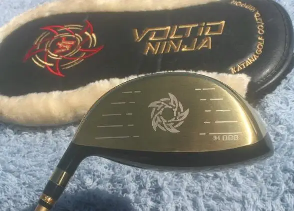 Новые клюшки для гольфа KATANA VOLTIO NINJA Golf драйвер клуб Golde color графитовая клюшка для гольфа водительский головной убор