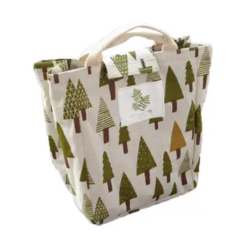 

Nordic Canvas Bag Reusable Shopping Bags Grocery Tote Bag Cotton Daily Use Handbags Women Casual Handbag Insulation Pack