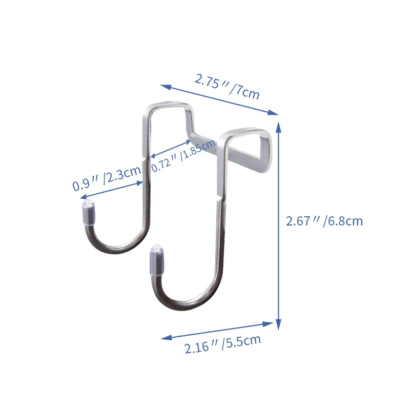 ORZ 4 шт. домашний s-образный подвесной крючок для хранения ключей из нержавеющей стали органайзер для ванной комнаты полка для двери полотенца стеллаж для хранения с крючком