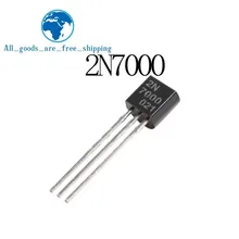 20 шт./лот 2n7000 To92 небольшой сигнал Mosfet 200 Mamps, 60 вольт n-канал To-92