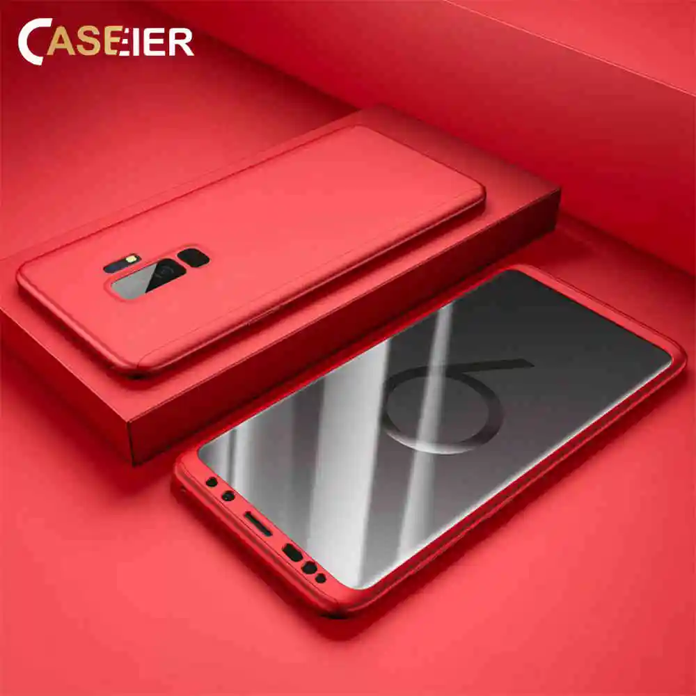 

CASEIER Phone Case For Samsung Galaxy A7 2018 J4 J6 Plus J5 J7 Full Cover Protective Cases For Samsung A5 A6 A7 A8 A9 Cover Capa