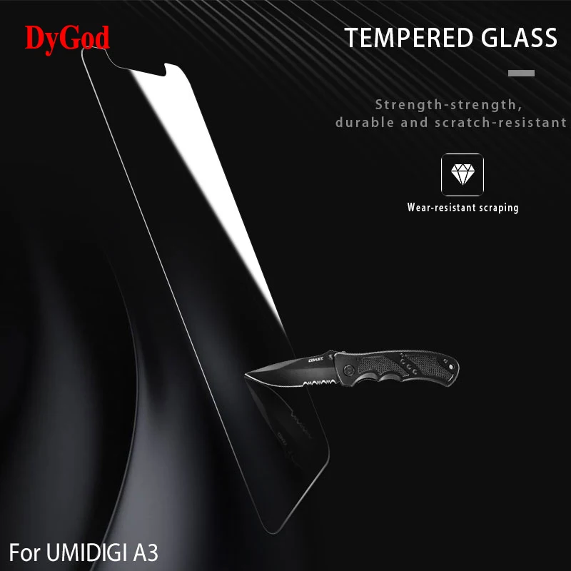 DyGod для UMIDIGI A3 закаленное Стекло Передняя пленка Экран протектор 5 дюймов телефон