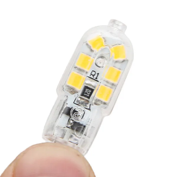 CLAITE G4 светодиодные лампы 1 5 Вт 120lm 12 SMD чистый белый/теплый белый кукурузный свет
