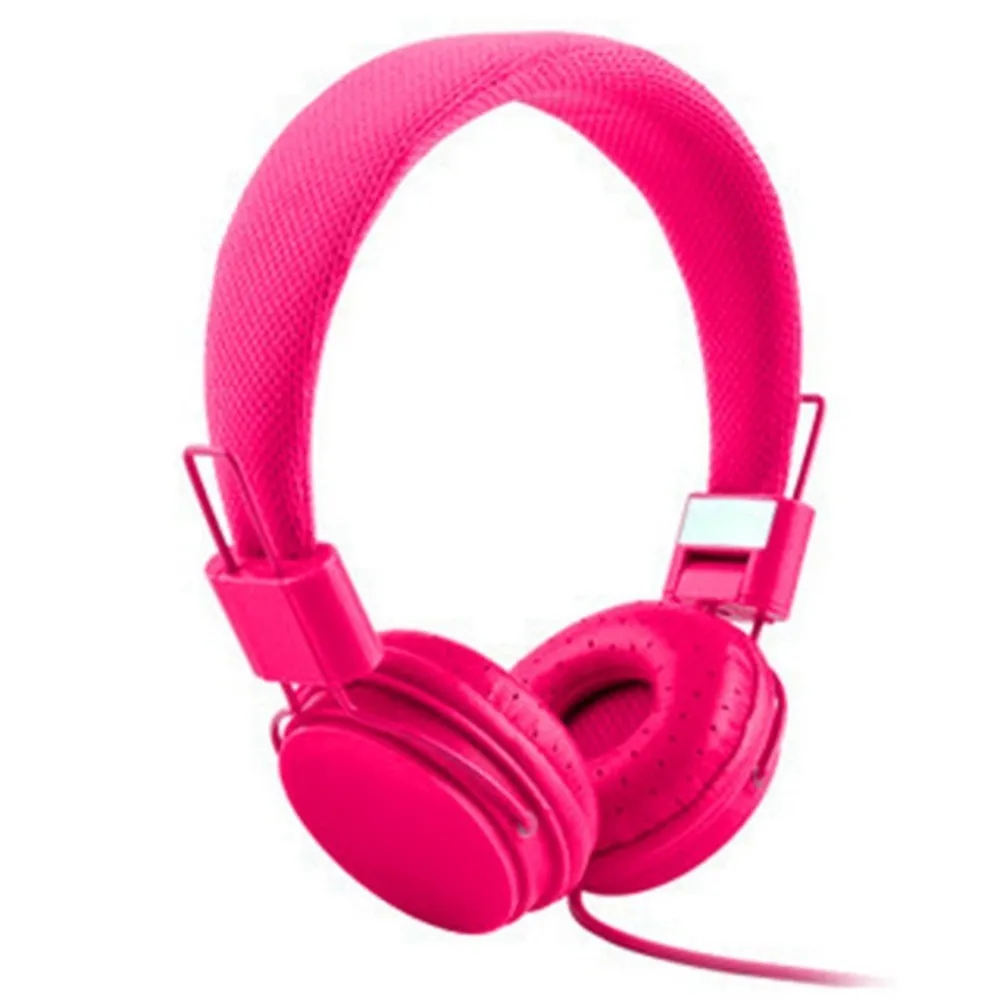 

Girl Colored Cute Headphones Foldable Headset Pink Earphones With Mic for Xiaomi Kids Student Birthday Gifts Fone De ouvido