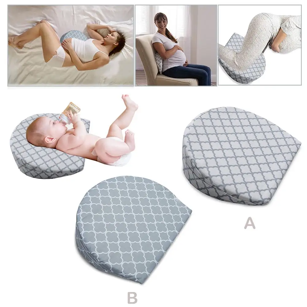 

Pregnant Woman Pillow Waist Multi-functional Side Sleeping Pillow Pregnancy Baby Anti-vomiting Removable Washable Pad