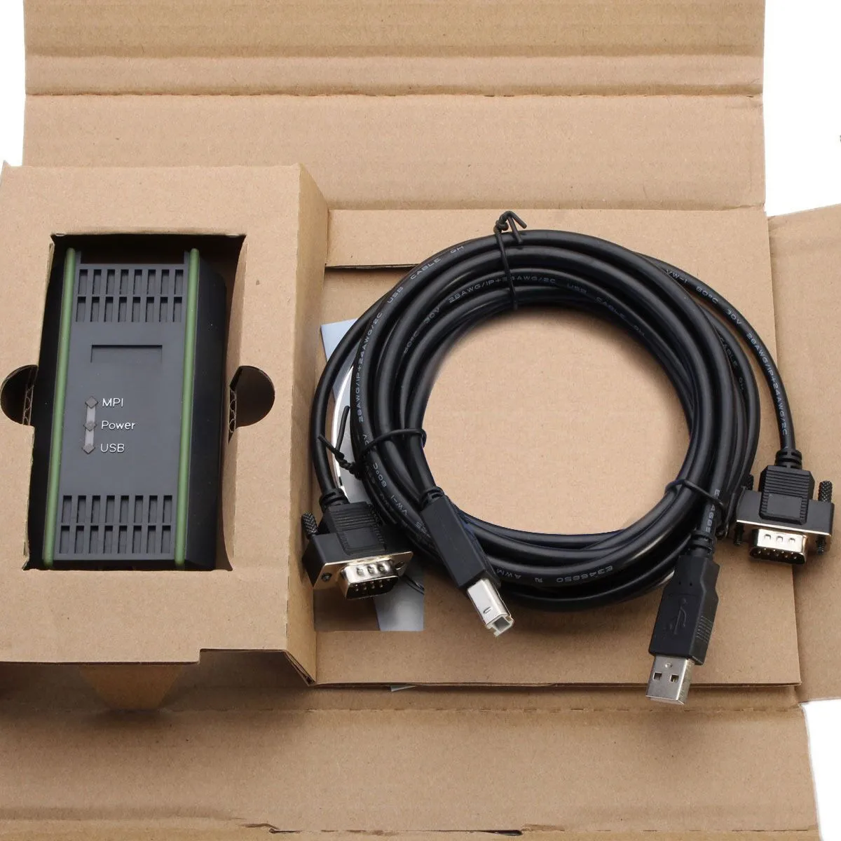 Адаптер для ПК USB Кабель-адаптер для Siemens S7-200/300/400 RS485 Profibus/MPI/PPI 9-контактный разъем для замены для Siemens 6ES7972-0CB20-0XA0