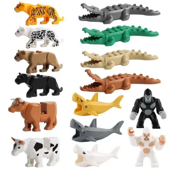 

3D DIY Assembly Cartoon Animal Model Blocks Kids Building Block Montessori Educational Toys for children Gifts