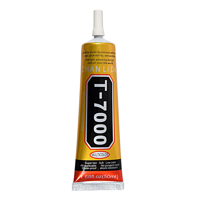 50ml T 7000 Glue Black Gel Super Adhesive for Skin Model Leather