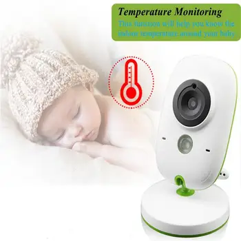 

Wireless LCD Audio Video Baby Monitor VB605 Radio Nanny Music Intercom IR 24h Portable Baby Camera Baby Walkie Talkie Babysitter