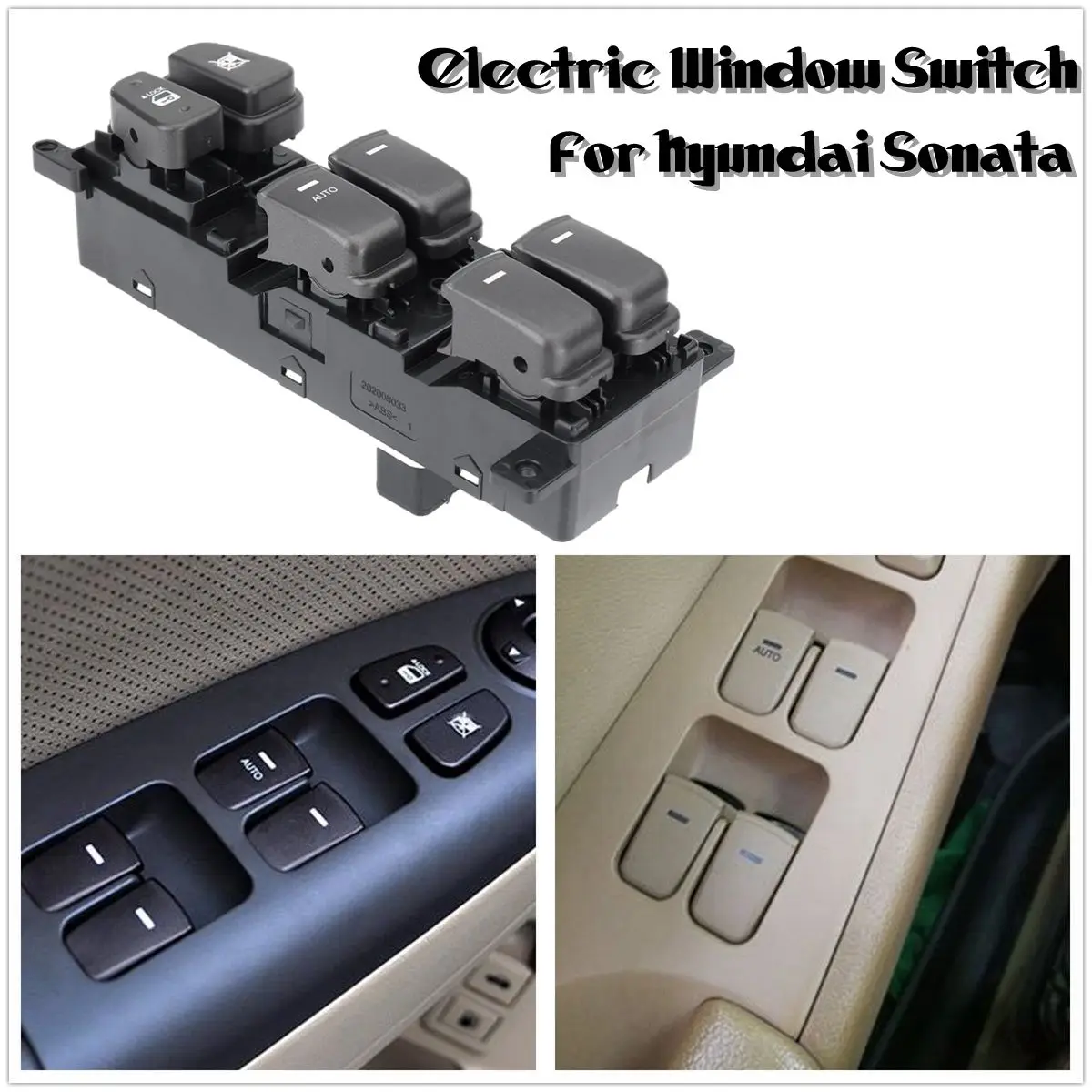 

1Pc Front Car Electric Window Switch Button Windows Master Switch For Hyundai Sonata 2007-2010 93570-3K600