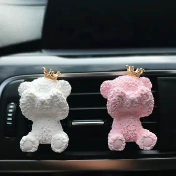 

Car Fragrance Air Conditioning Outlet Perfume Clip Car Air Freshener Cute Bear Car Decor Creative Ornaments Car Perfume Diffuser
