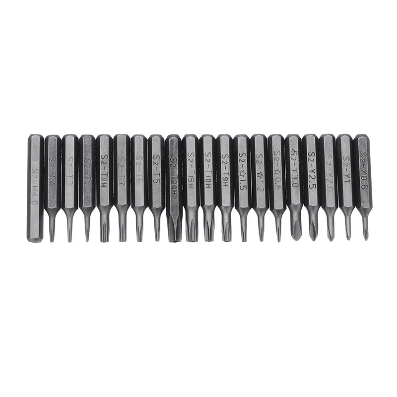 

Wiha 20pcs X2 Hex/Pentagram/Torx Alloy Steel Screwdriver Bit Set Hex Shank Screwdriver Accessories For Home Hand Tool