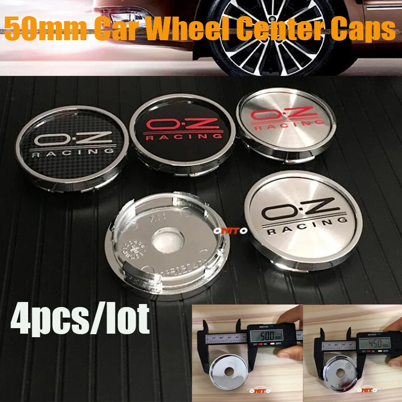 5. См для Toyota Peugeot Honda Hyundai 4 шт. 50 мм хромированные колпачки на ступицы колеса Hubcap O.Z