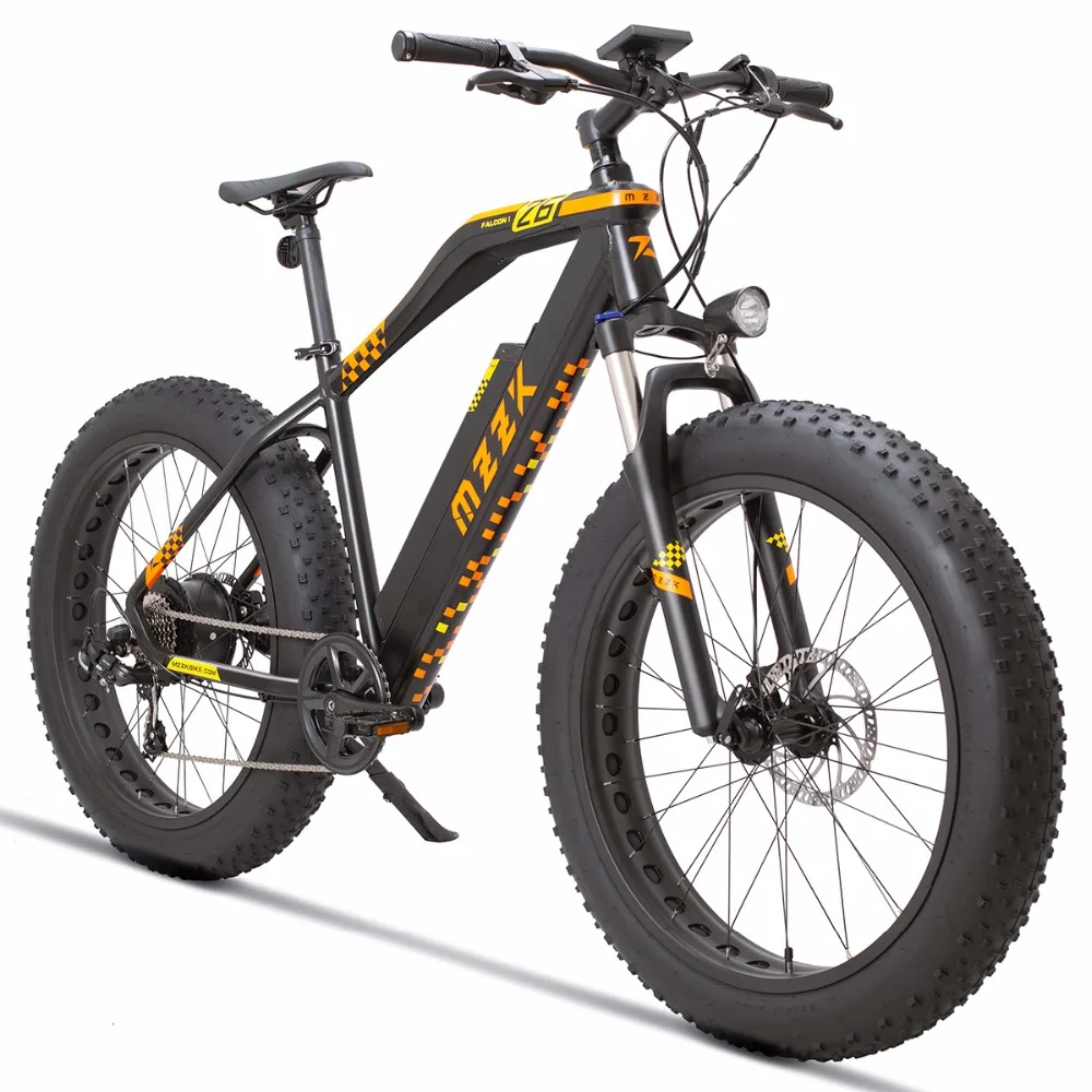 Электрический Снежный велосипед, 26 дюймов, 2 колеса, Электрический велосипед, бесщеточный мотор, 500 Вт, 48 В, 13 Ач, мощный электрический велосипед для взрослых