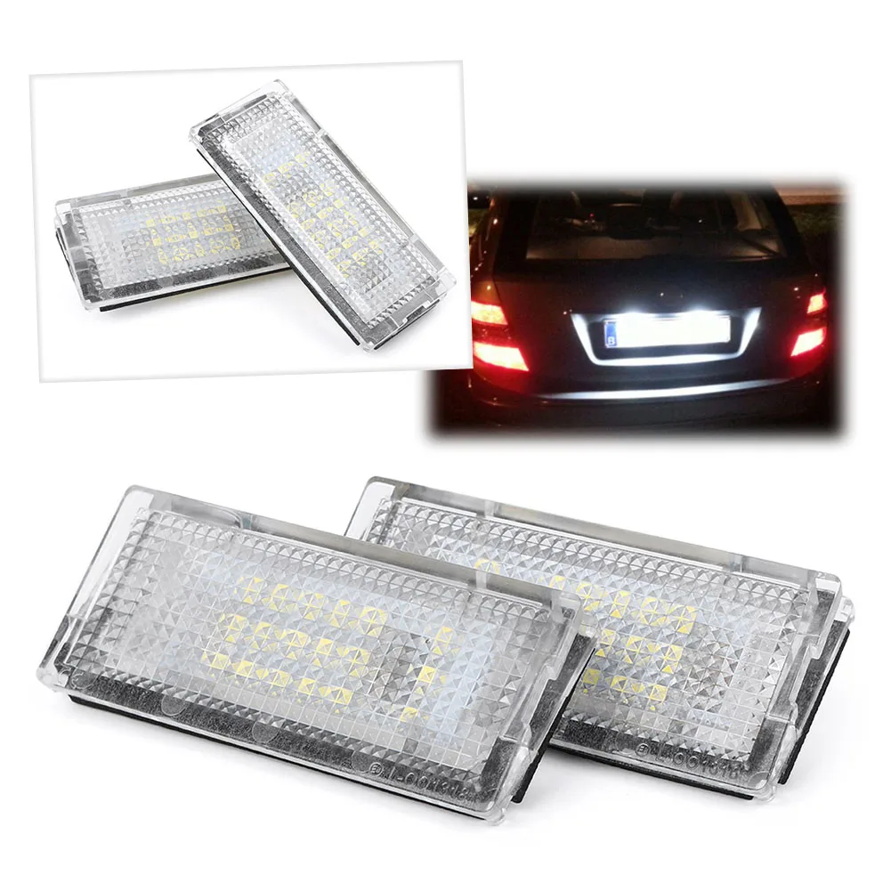 Pair 18led License Plate Lights For Bmw 3 Series E46 4d Sedan 5d Wagon