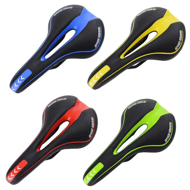 

Comfort Bicycle Saddle MTB Road Bike Hollow Silicone Gel Seat Cushion Breathable High Density Cycling Seat