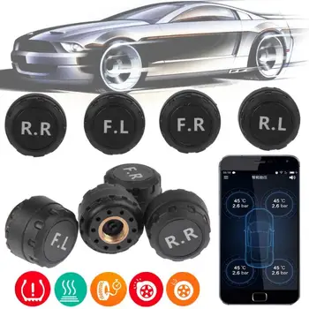 

Car External Wireless Bluetooth TMPS Sensor Tire Pressure Monitor System Sensor Support Smart Phone App Voice Warning