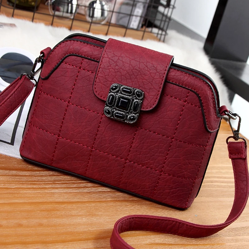 High Quality puers Leather Female Top-Handle bag Fashion Women Shoulder Bags Shell Stlye Ladies Handbag Crossbody Bags