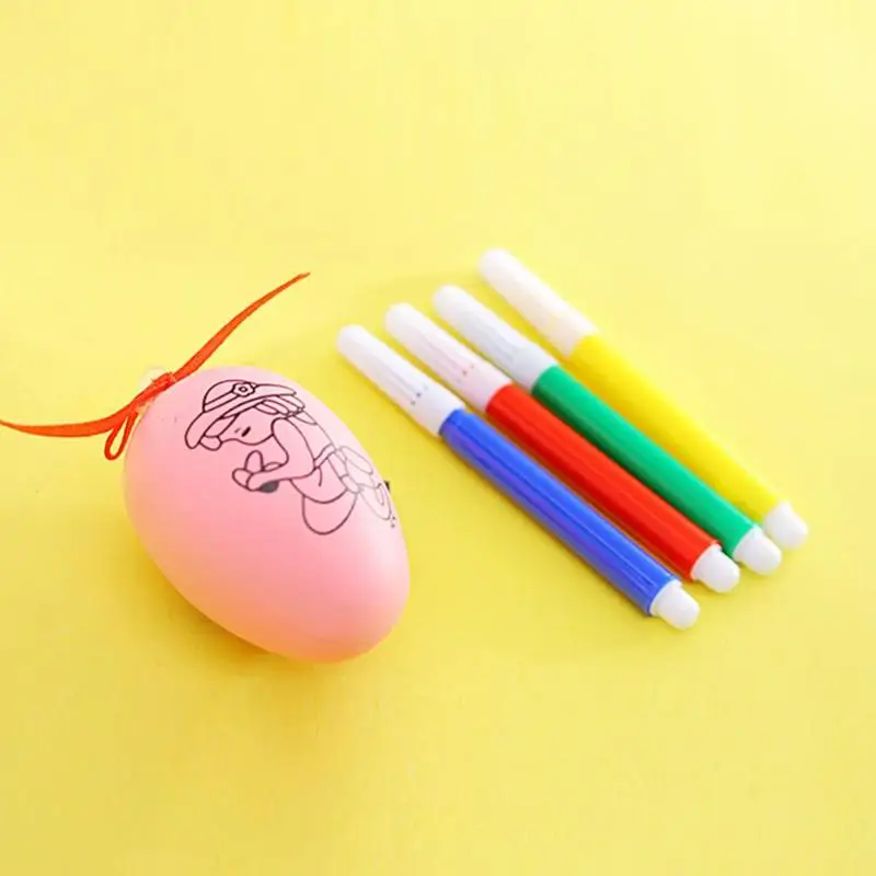 DIY Красочные окрашенные яйца пластиковые ручные игрушки для детей обучающие