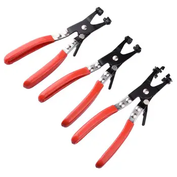 

CW-001-01 Flat Band Hose Clamp Pliers Car Clamp Pliers Red Handle