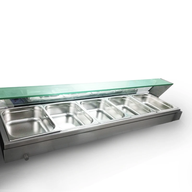 Ресторан отель 5 Пан нержавеющая сталь Bain Marie теплее для еды влажный хорошо
