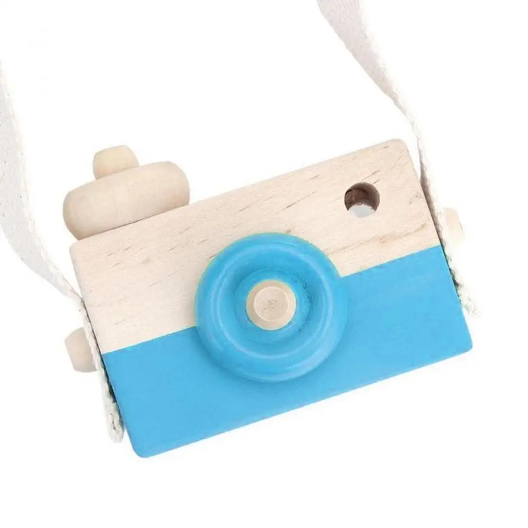 Cute Mini Hanging Wooden Camera Toy Kids Room Decor Birthday Gifts kids toys educational toys toys for children