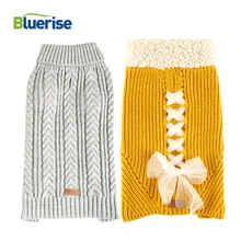 BLUERISE модный свитер для домашних животных Желтый фигурный