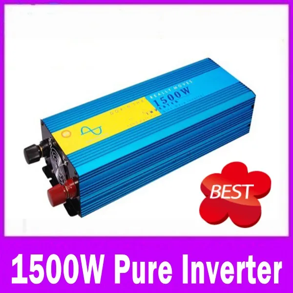 

Free Shipping!!invertor dc 12v ac 220v 1500w peak 3000w, inverter 1500w pure sine wave Top Quality Inversor de Onda senoidal