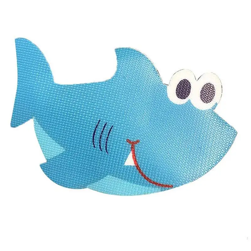 5 قطعة/الحزمة الحمام غير زلة المطاط ملصقات حمام القرش الحوت حوض ملصقات كيد حمام محاكاة الحيوان شكل مكافحة الانزلاق ملصقات