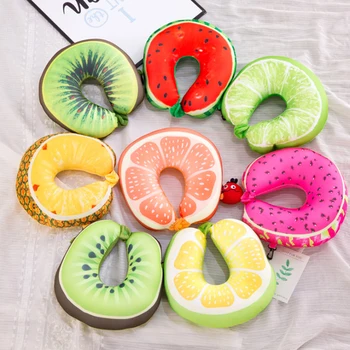 

Universial Car Fruits and Pets U Shaped Auto Travel Neck Protection Pillow Office Afternoon Nap Pillow