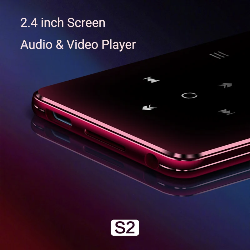 MECHEN S2 CNC без потерь MP4 плеер 2 4 дюйма экран видео HiFi bluetooth музыкальный динамик fm