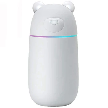 

300ml Ultrasonic Cool Mist Humidifier, 4-in-1 USB Car Air Purifier Premium Humidifying Unit