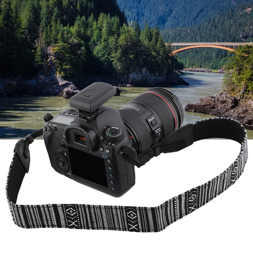 Универсальная регулируемая винтажная Модная камера плечевой ремень для Sony Canon