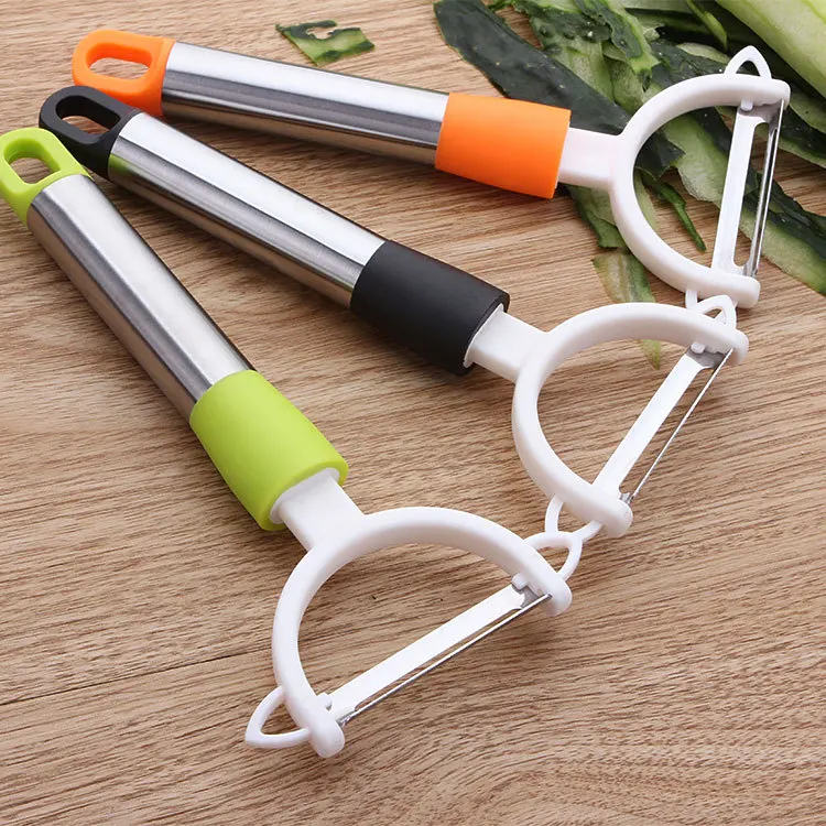 

1Pcs Paring Knife Stainless Paring Knife Fruit Peeler Grater Vegetable Slicer Supplies Gourd Grate Kitchen Accessories
