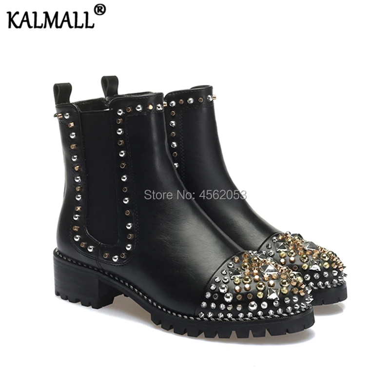 KALMALL цвета: золотистый серебристый тон бронза шпильки ботильоны ботинок с