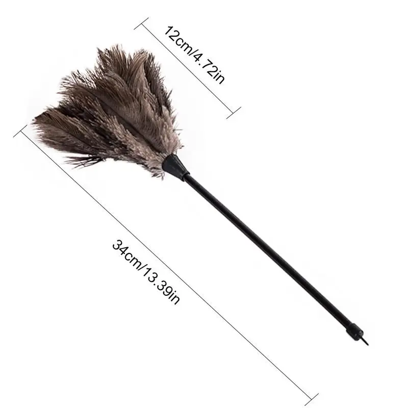 Мини пылеуловитель страуса мягкая нежная удобная сенсорная щетка с перьями инструмент для уборки дома высокого качества