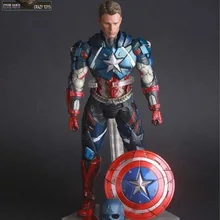 Marvel Вселенная Мститель Капитан Америка Сумасшедшие игрушки Фигурки дисплей игрушка