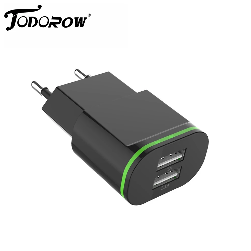 Светодиодный светодио дный usb зарядное устройство 2A EU US Быстрая зарядка