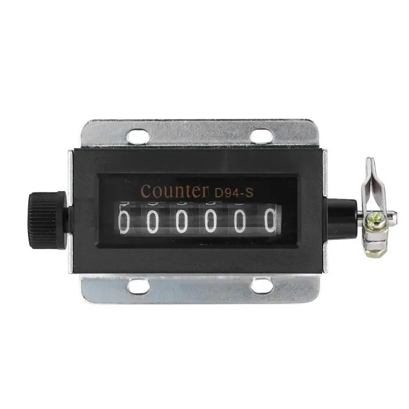 

6 Digit Resettable Mechanical Pulling Counter Digital Rolling Wheel Counter Mechanical Length Meter Roller Counter Tools