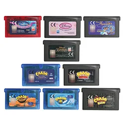 

32 Bit Handheld Console Video Game Cartridge Card Crash Series EU Version