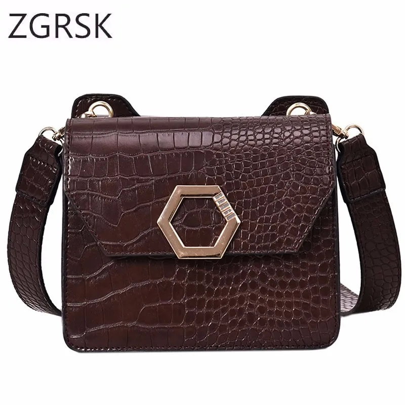 

Woman Small Flap Bag Female Luxury Designers Crossbody Bags Women Soft Pu Leather Crocodile Grain Small Bags Single Shoulder Bag
