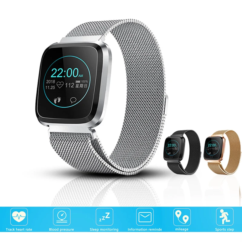 

L18 Smart Watch Bluetooth OTA Waterproof Heart Rate Blood Pressure Mileage Pedometer Sports Men Women Smartwatch For IOS Android
