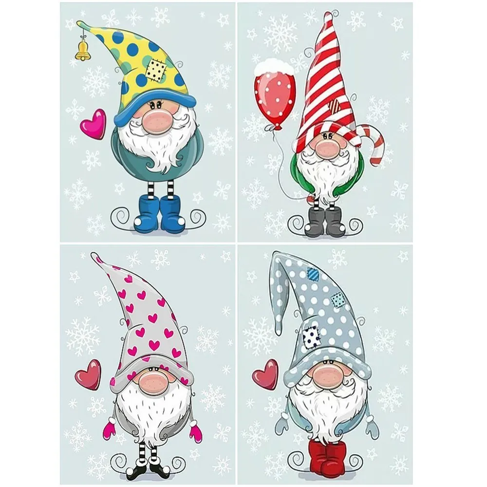 

AZQSD Diamond Painting Diamond Embroidery Santa Claus 5D DIY Full Square Diamond Mosaic Christmas Cross Stitch Home Decoration